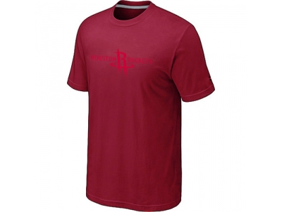 Houston Rockets adidas Primary Logo T-Shirt -Red