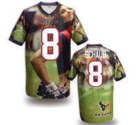 Houston Texans # 8 Schaub Stitched NFL Elite Fanatical Version Jersey (3)