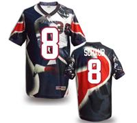Houston Texans # 8 Schaub Stitched NFL Elite Fanatical Version Jersey (4)