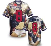 Houston Texans # 8 Schaub Stitched NFL Elite Fanatical Version Jersey (8)