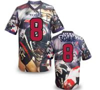 Houston Texans # 8 Schaub Stitched NFL Elite Fanatical Version Jersey (9)