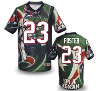 Houston Texans #23 Arian Foster Stitched NFL Elite Fanatical Version Jersey (2)