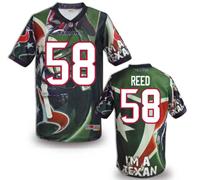 Houston Texans #58 Brooks Reed Stitched NFL Elite Fanatical Version Jersey (2)
