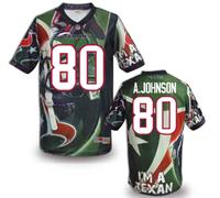 Houston Texans #80 Andre A.Johnson Stitched NFL Elite Fanatical Version Jersey (2)