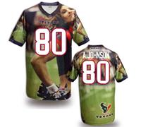 Houston Texans #80 Andre A.Johnson Stitched NFL Elite Fanatical Version Jersey (3)