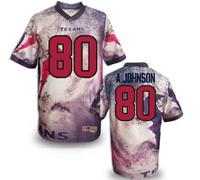 Houston Texans #80 Andre A.Johnson Stitched NFL Elite Fanatical Version Jersey (5)
