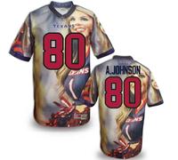 Houston Texans #80 Andre A.Johnson Stitched NFL Elite Fanatical Version Jersey (7)