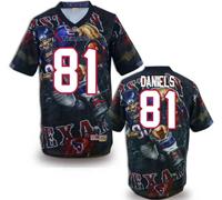 Houston Texans #81 Owen Daniels Stitched NFL Elite Fanatical Version Jersey (1)