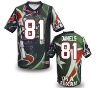 Houston Texans #81 Owen Daniels Stitched NFL Elite Fanatical Version Jersey (2)