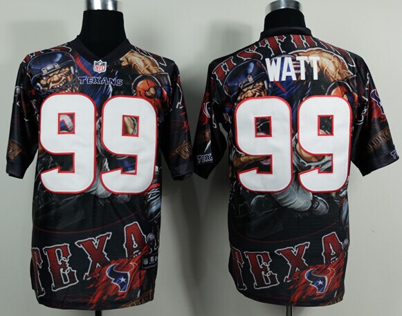 Houston Texans #99 JJ Watt fashion Elite Fanatical Version Jersey