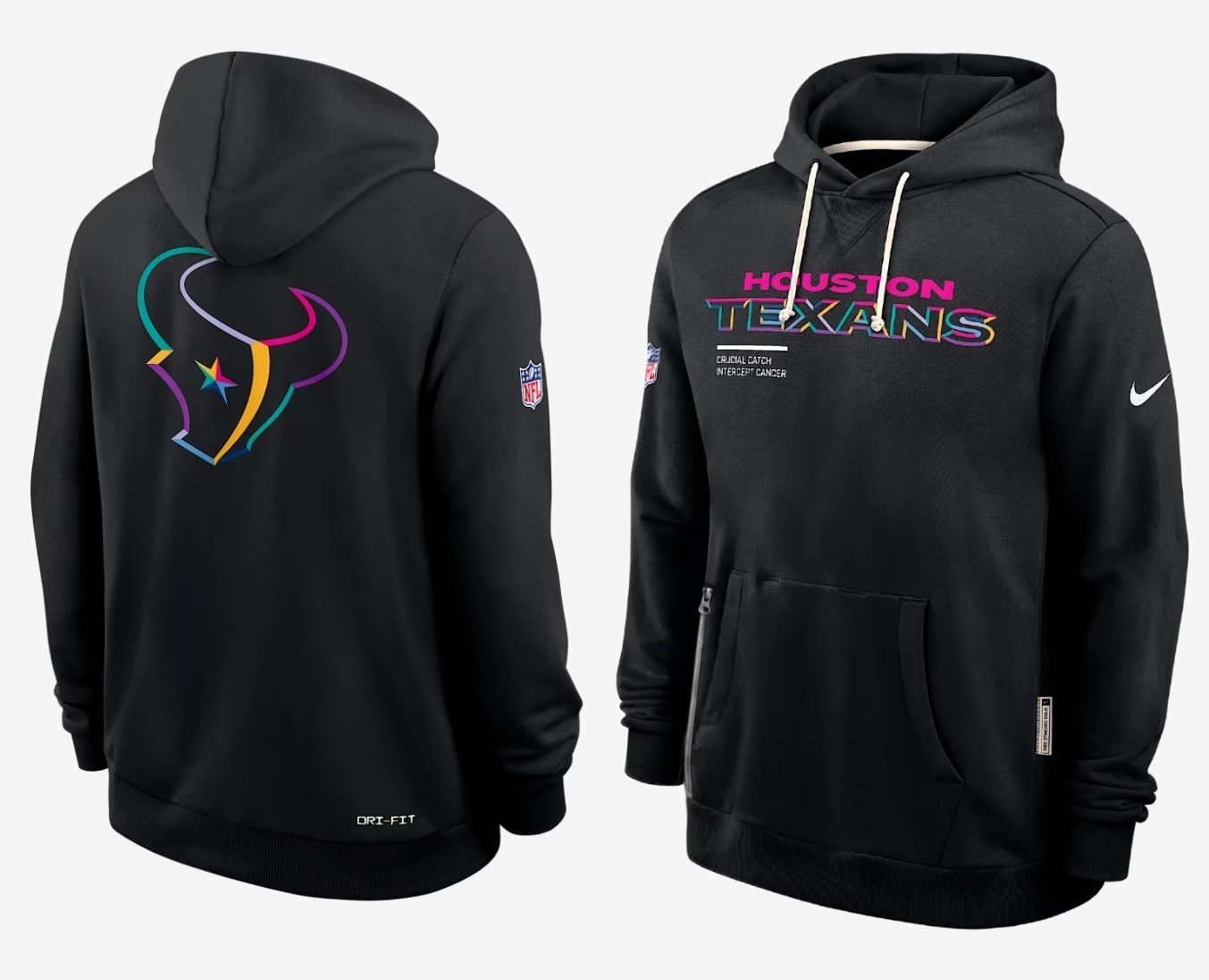 Houston Texans 2025  Salute to Service  Limited Football Stitched hoodie Jersey