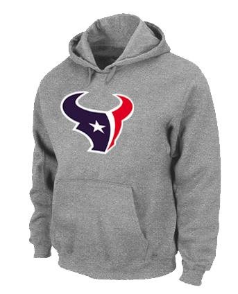 Houston Texans Logo Pullover Hoodie - Grey