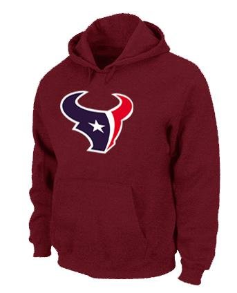 Houston Texans Logo Pullover Hoodie - RED