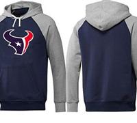 Houston Texans Logo Pullover Hoodie Dark Blue & Grey