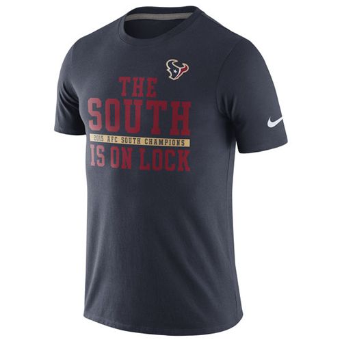 Houston Texans Nike 2015 AFC South Division Champions T-Shirt Navy