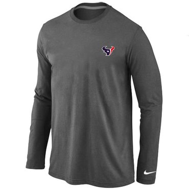 Houston Texans Sideline Legend Authentic Long Sleeve T-Shirt D.Grey