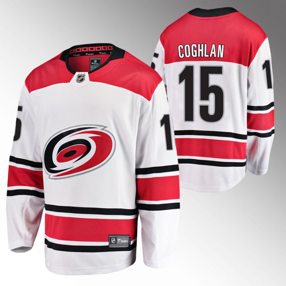 Hurricanes #15 Dylan Coghlan White 2022 Away Jersey