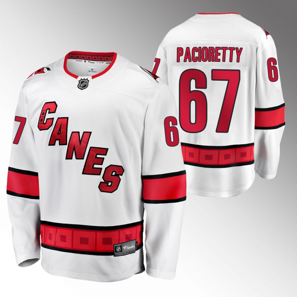 Hurricanes #67 Max Pacioretty White 2022 Away Jersey