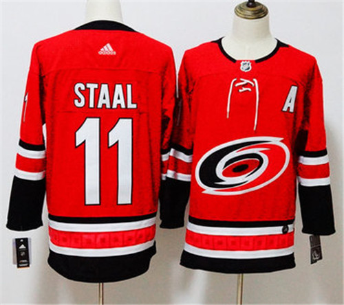 Hurricanes 11 Jordan Staal Red Adidas Jersey