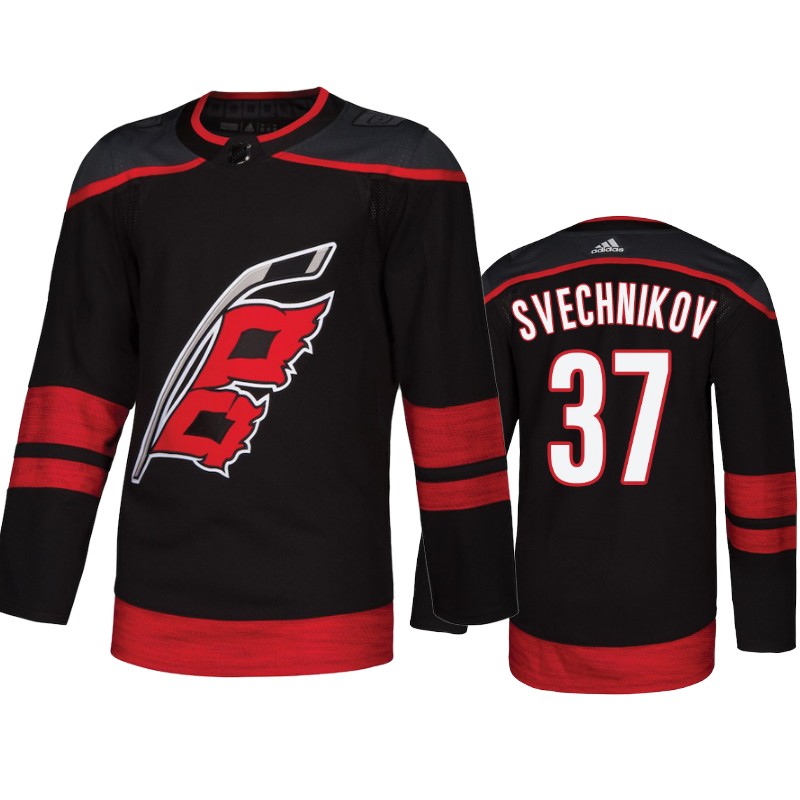 Hurricanes Andrei Svechnikov Black Authentic Alternate Jersey