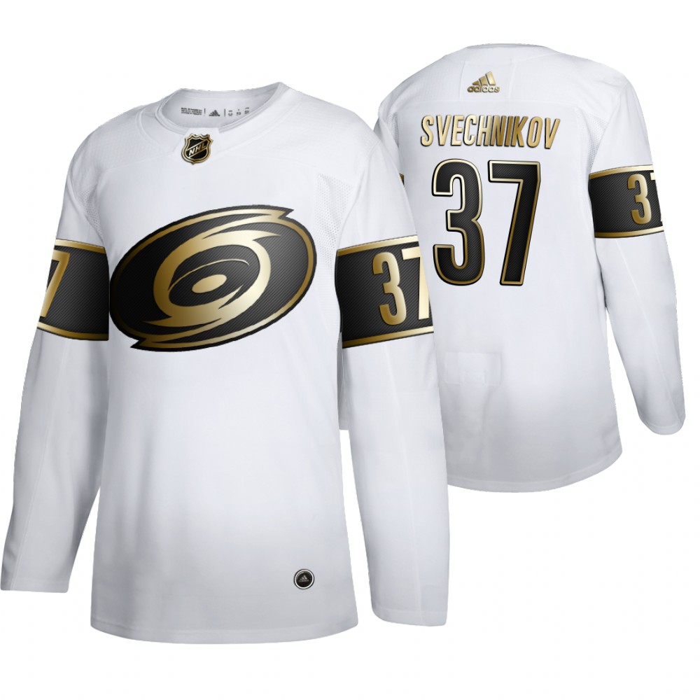 Hurricanes Andrei Svechnikov Men's Authentic NHL Golden Edition Jersey