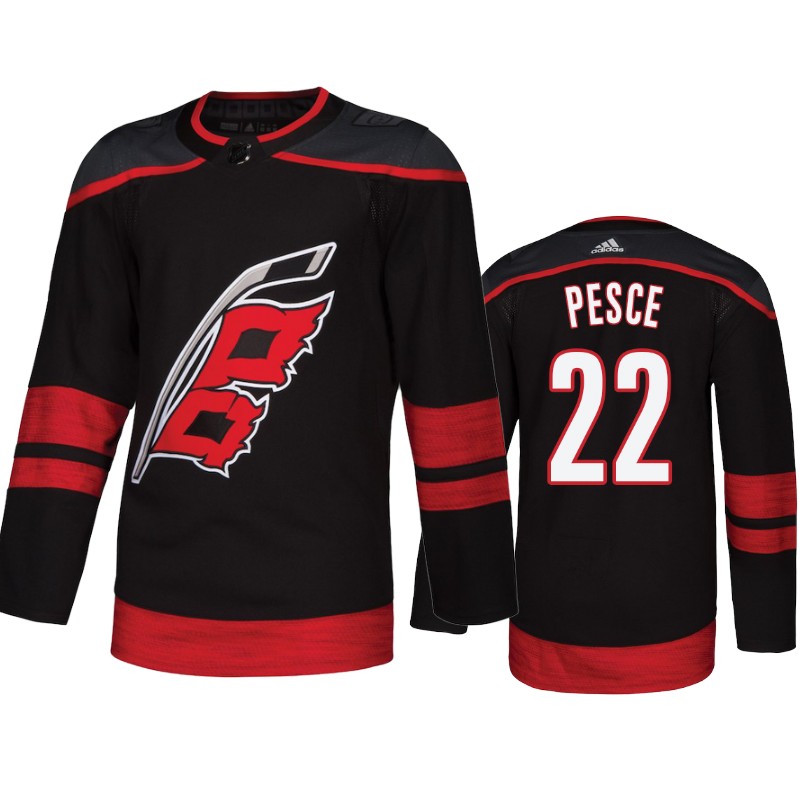 Hurricanes Brett Pesce Black Authentic Alternate Jersey