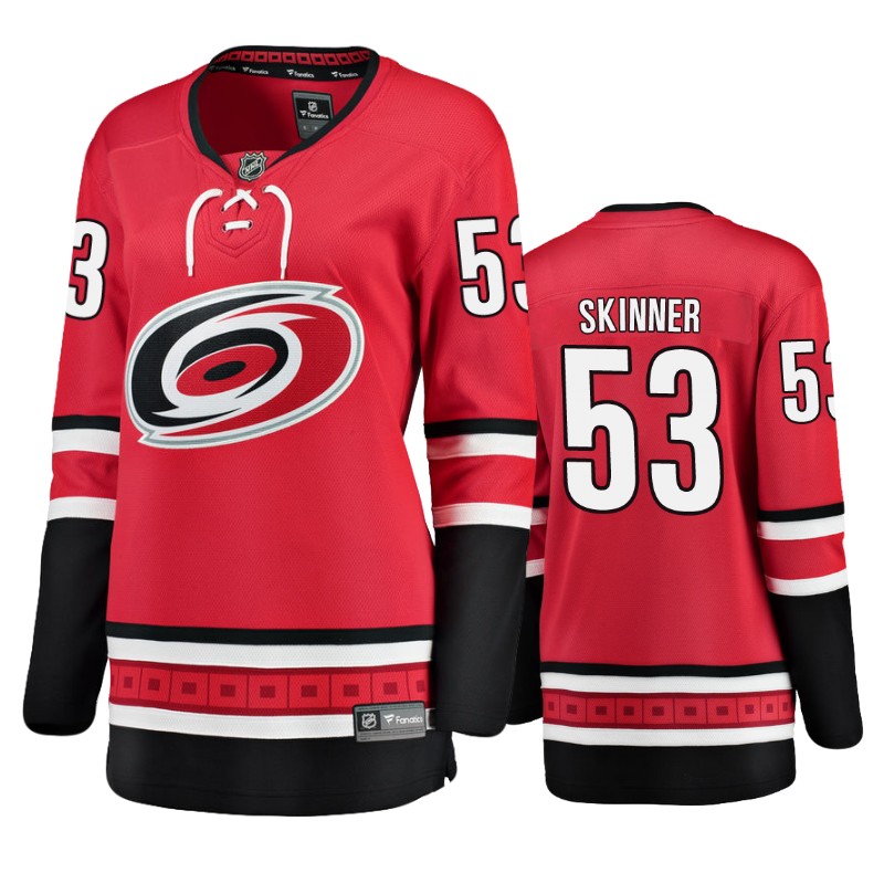 Hurricanes Jeff Skinner Red Breakaway Player Home Jersey