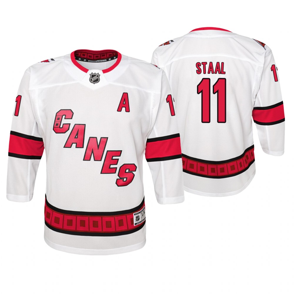 Hurricanes Jordan Staal Youth Premier 2019-20 Away Jersey