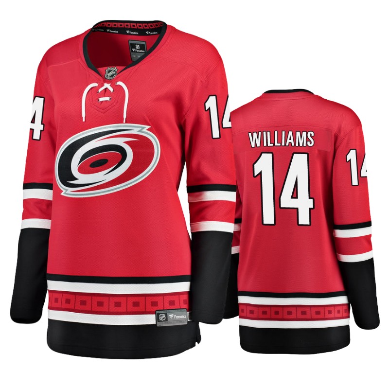 Hurricanes Justin Williams Red Breakaway Player Home Jersey
