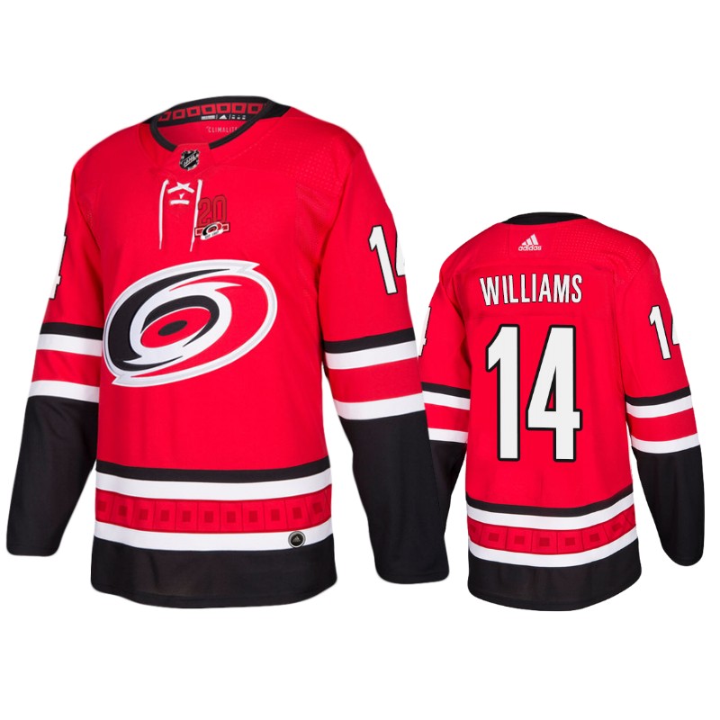 Hurricanes Justin Williams Red Home Jersey