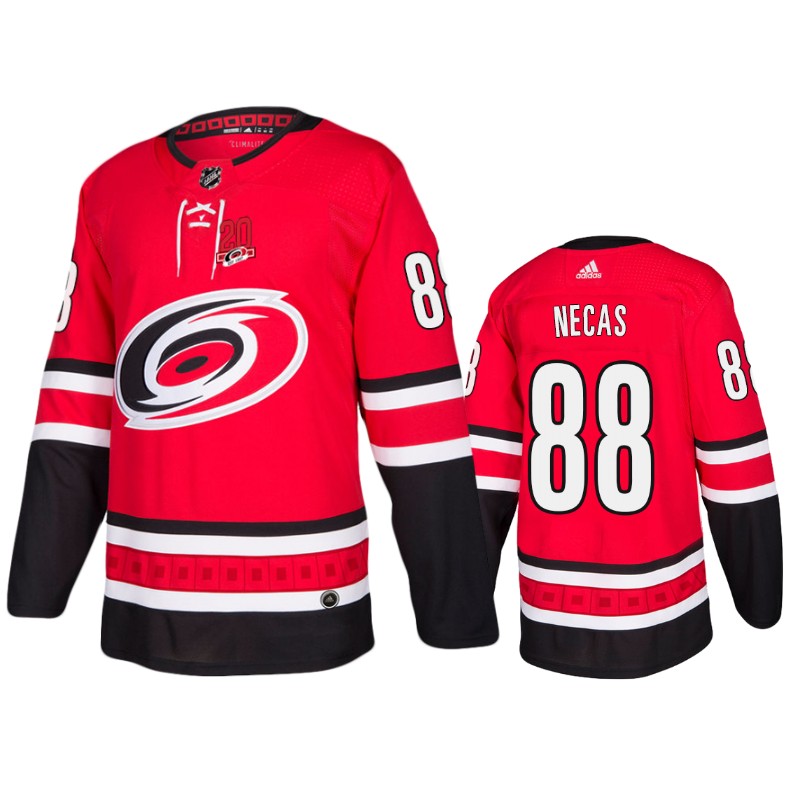 Hurricanes Martin Necas Red Home Jersey