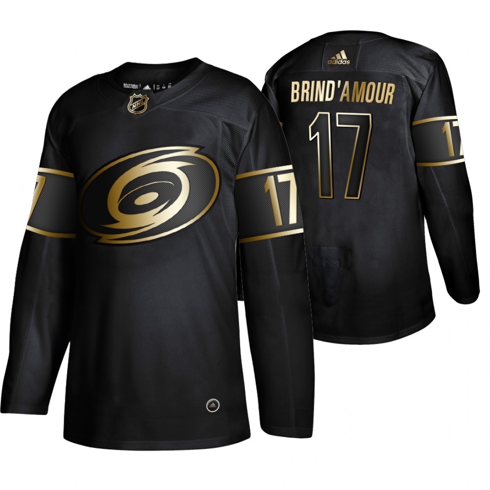 Hurricanes Rod Brind'Amour Men's Authentic 2019 NHL Golden Edition Jersey