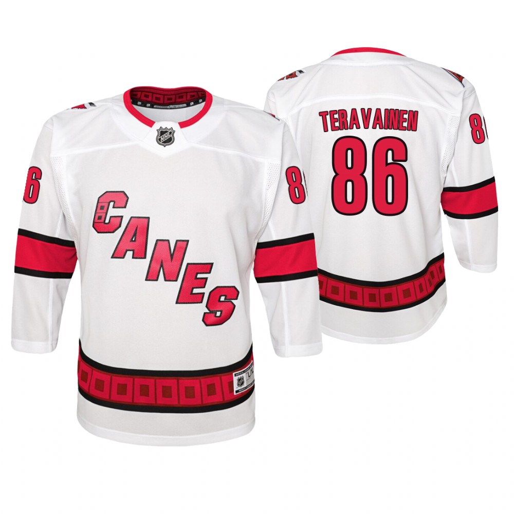 Hurricanes Teuvo Teravainen Youth Premier 2019-20 Away Jersey