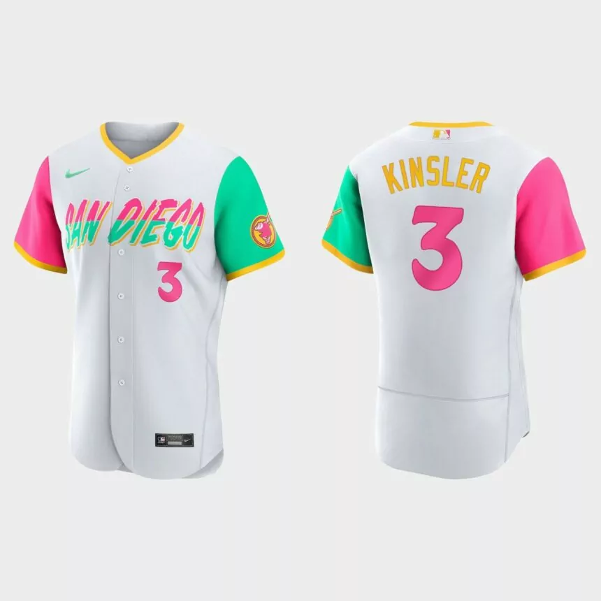Ian Kinsler San Diego Padres 2022 City Connect Authentic Jersey – White