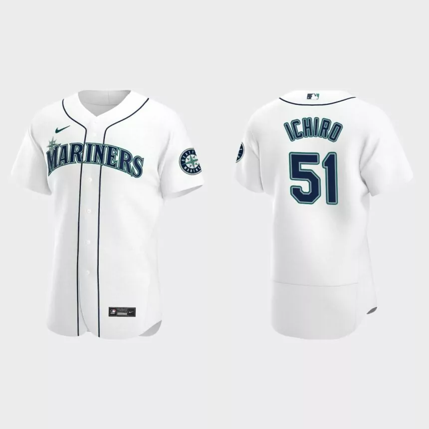 Ichiro Suzuki #51 Seattle Mariners White Authentic 2020 Home Jersey