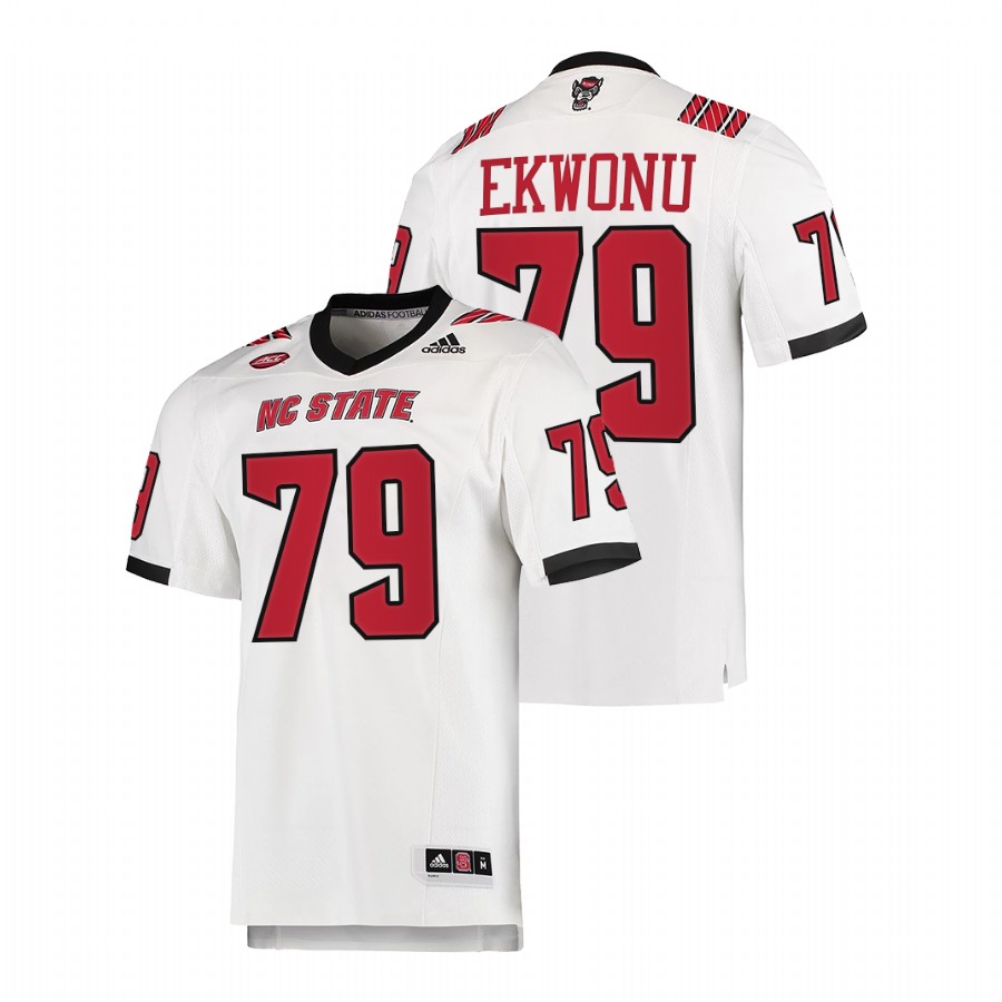 Ickey Ekwonu NC State Wolfpack White College Football Jersey