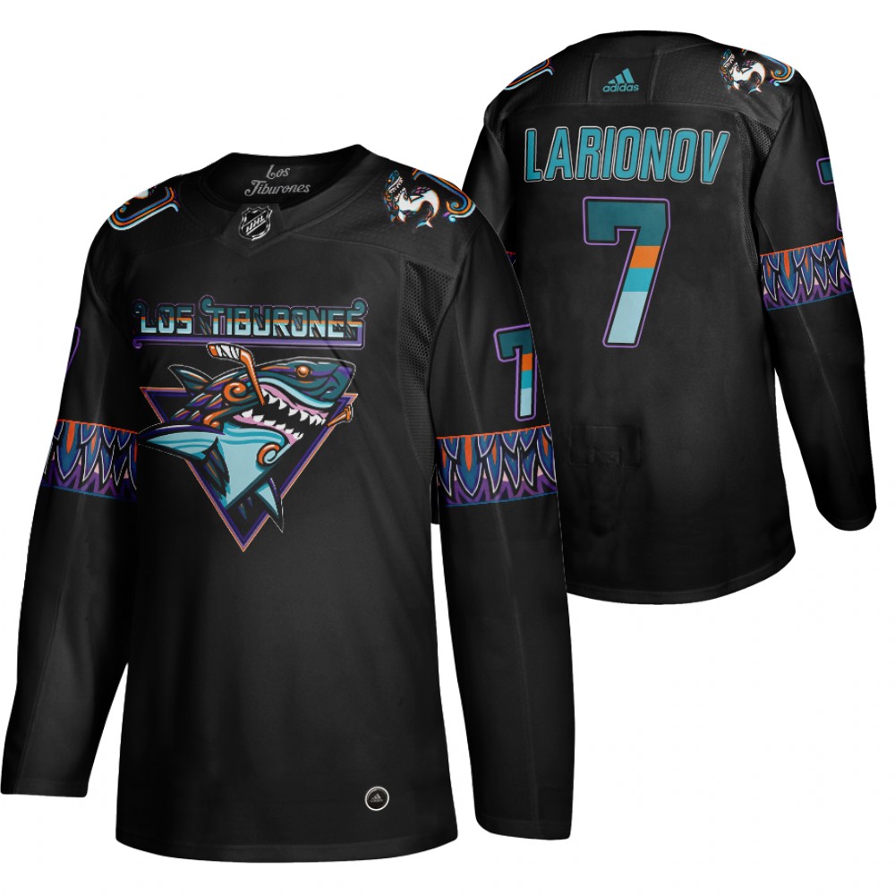 Igor Larionov San Jose Sharks Los Tiburones Hockey Larionov Jersey