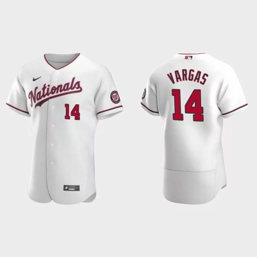 Ildemaro Vargas Washington Nationals Authentic Alternate Jersey – White