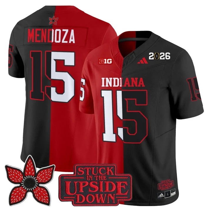 Indiana Hoosiers 'Upside Down Edition' Vapor Limited Jersey - All Stitched Fernando Mendoza 15