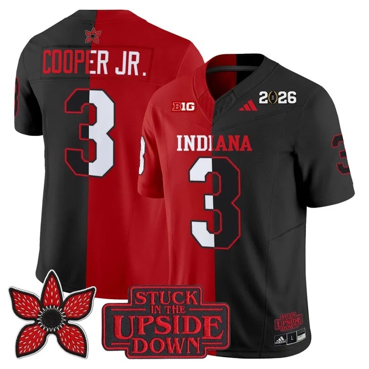 Indiana Hoosiers 'Upside Down Edition' Vapor Limited Jersey - All Stitched Omar Cooper Jr.3
