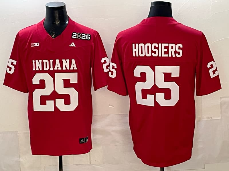 Indiana Hoosiers  Jersey V2 - All Stitched Hoosiers 25