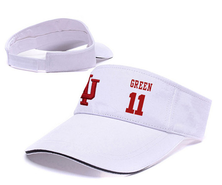 Indiana Hoosiers 11 Devonte White Red College Basketball Adjustable Visor