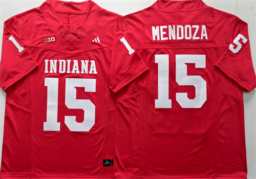 Indiana Hoosiers Red #15 MENDOZA