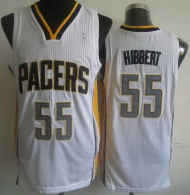 Indiana Pacers 55 Roy Hibbert White Revolution 30 NBA Jerseys