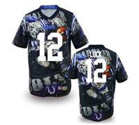Indianapolis Colts #12 Andrew Luck Stitched NFL Elite Fanatical Version Jersey (1)