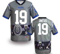 Indianapolis Colts #19 Johnny Unitas Stitched NFL Elite Fanatical Version Jersey (6)