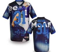 Indianapolis Colts #31 Donald Brown Stitched NFL Elite Fanatical Version Jersey (3)