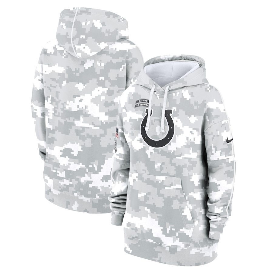 Indianapolis Colts 2025  Salute to Service  Limited Football Stitched hoodie Jersey