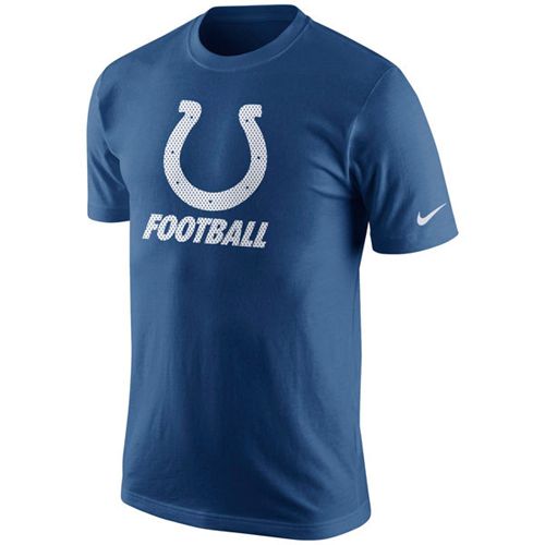 Indianapolis Colts Nike Facility T-Shirt Royal Blue
