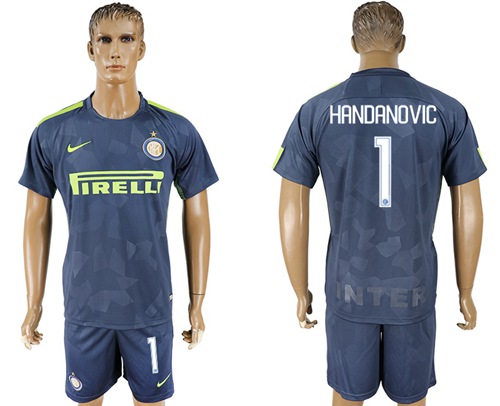 Inter Milan #1 Handanovic Sec Away Soccer Club Jersey
